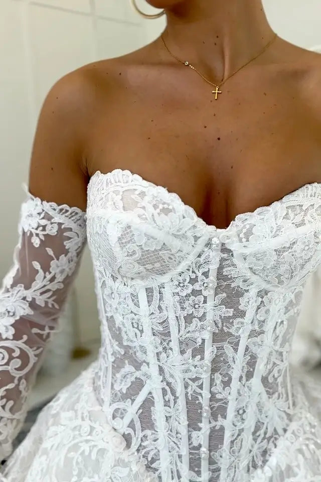 LC115-wedding dresses 2026-Viniodress-Ivory-Custom Size-