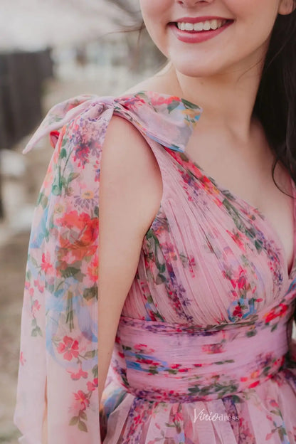 RF027-prom dresses 2026-Viniodress-Pink-Custom Size-