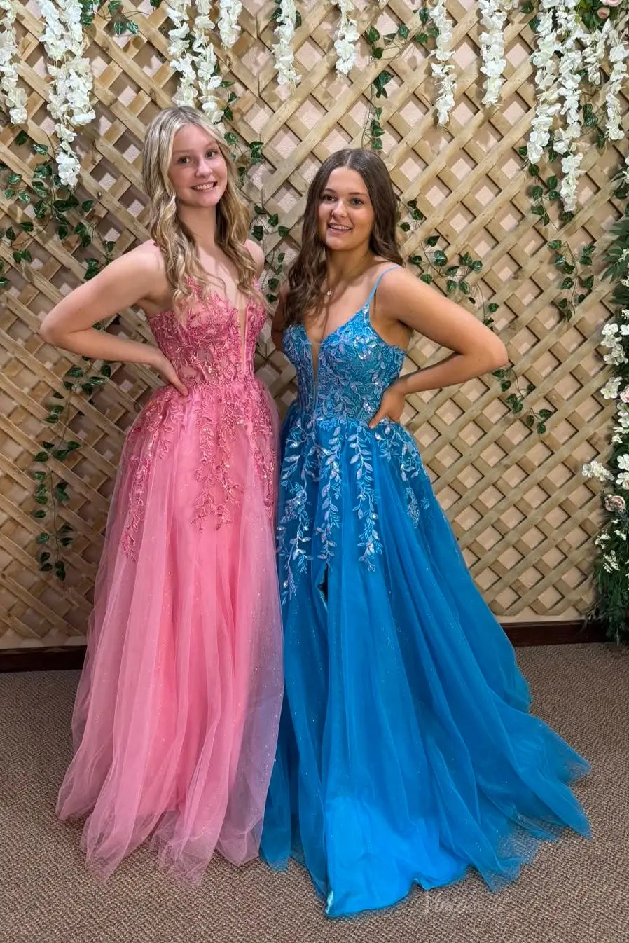 TU021不转-prom dresses 2026-Viniodress-Pink-Custom Size-