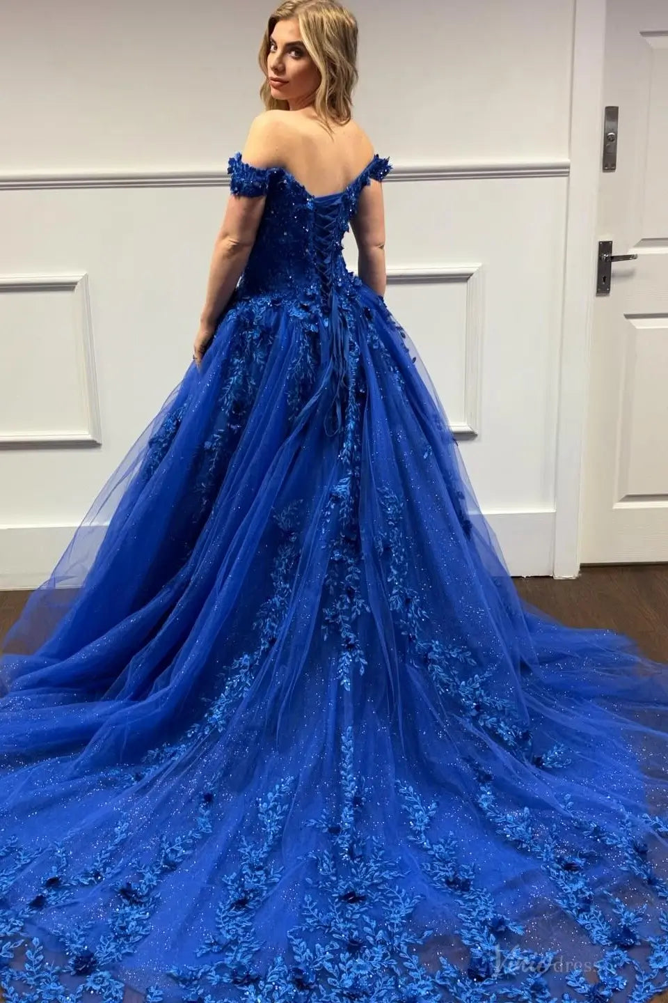QC003不转-Quinceanera Dresses 2026-Viniodress-Blue-Custom Size-
