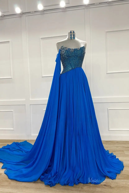PG024-Pageant Dress 2026-Viniodress-Blue-Custom Size – Add Measurements in Cart-