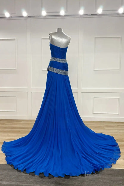 PG024-prom dresses 2026-Viniodress-Blue-Custom Size – Add Measurements in Cart-