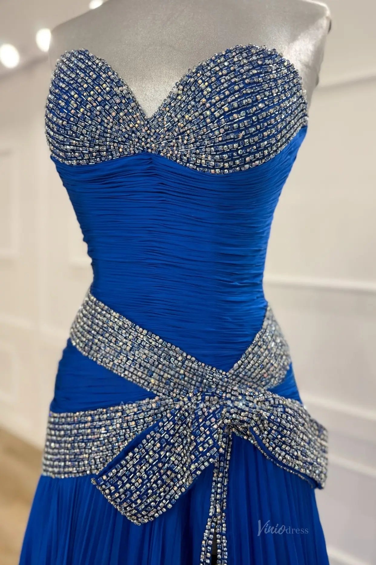 PG024-prom dresses 2026-Viniodress-Blue-Custom Size – Add Measurements in Cart-