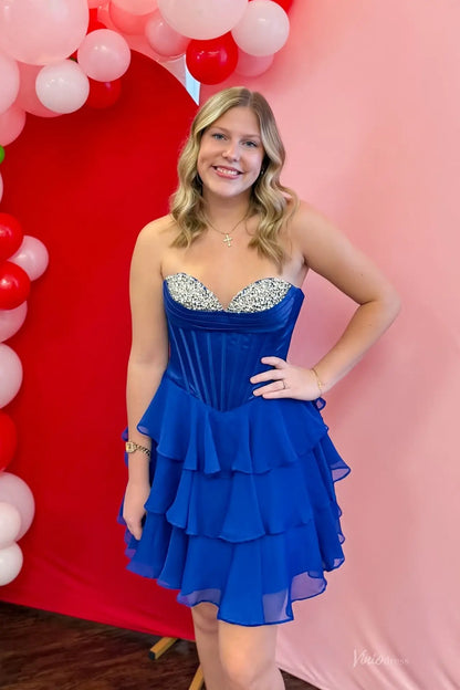 HR015-Homecoming Dresses 2026-Viniodress-Royal Blue-Custom Size – Add Measurements in Cart-