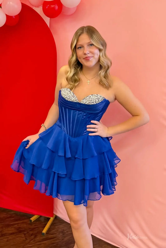 HR015-Homecoming Dresses 2026-Viniodress-Royal Blue-Custom Size – Add Measurements in Cart-