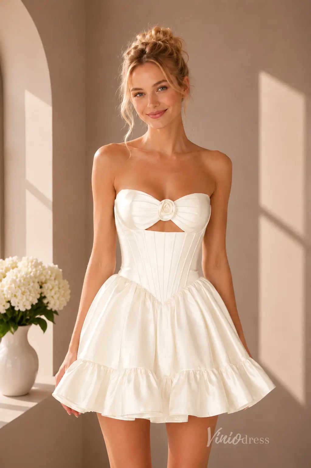 S26020-Homecoming Dresses 2026-Viniodress-Red-Custom Size – Add Measurements in Cart-