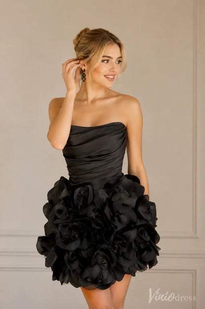 S26029-Homecoming Dresses 2026-Viniodress-Black-Custom Size – Add Measurements in Cart-