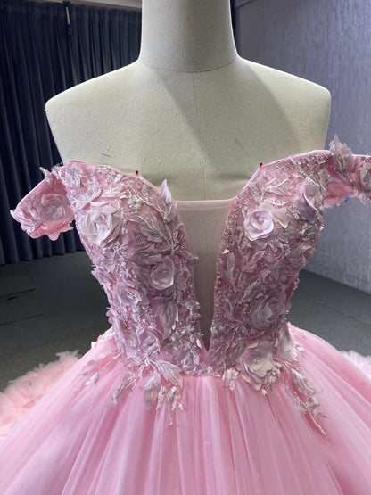 Sage Green Ball Gown Wedding Dresses Tulle Ruffle Sweet 16 Dress 222197-Quinceanera Dresses 2025 -Viniodress-Sage-Custom Size-