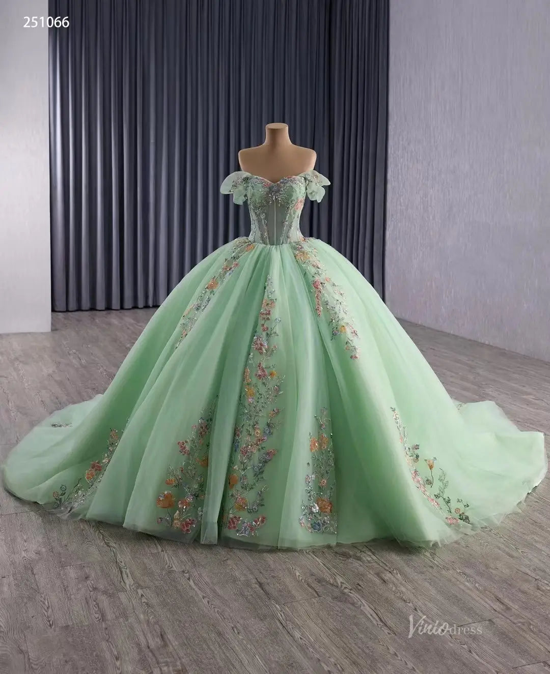 251066-prom dresses 2026-Viniodress-Grey-Custom Size-