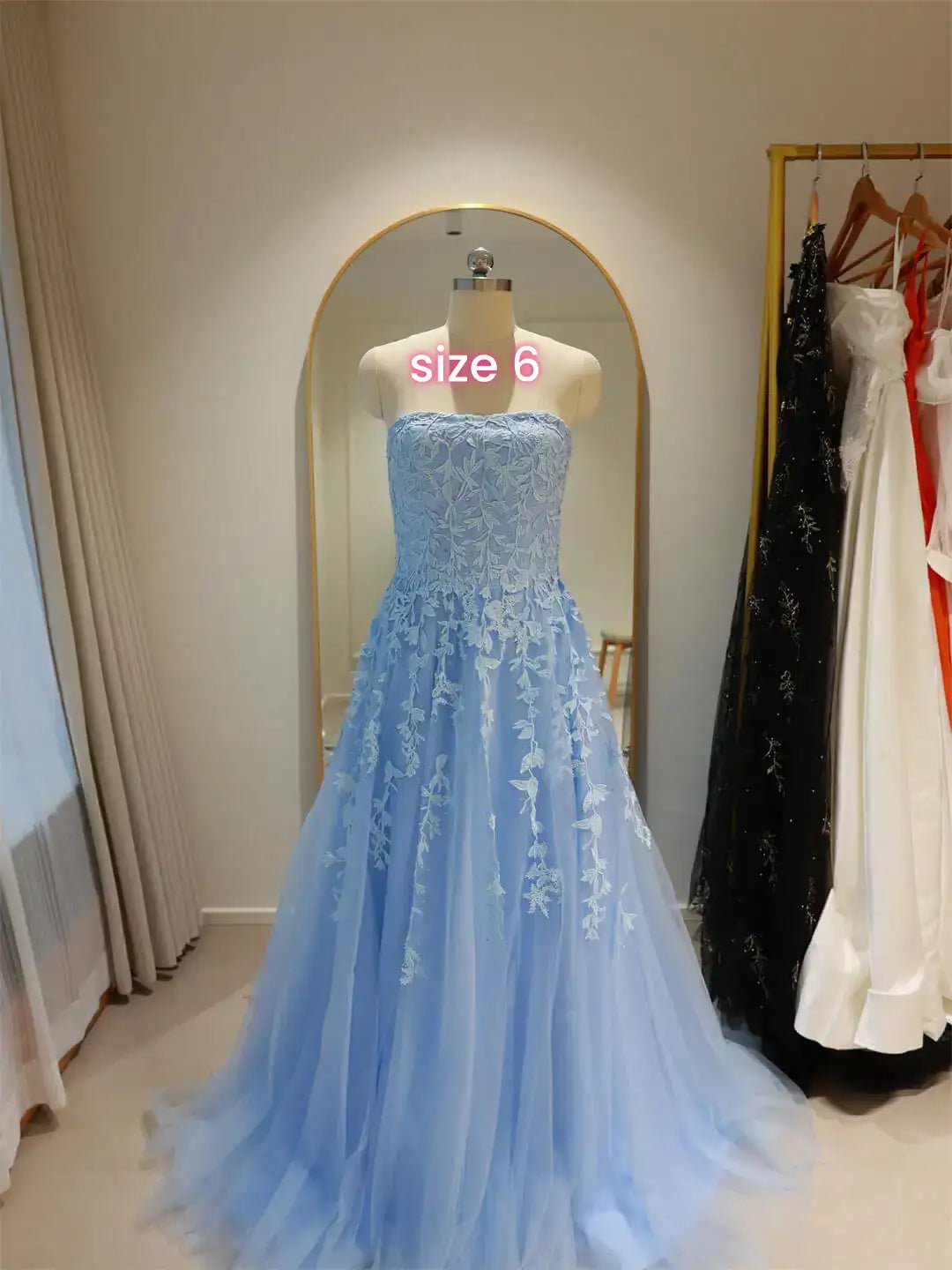 Sample Dress – Special Offer for Prom, Weddings & Formal Events (Limited Stock)-Prom Dresses 2025 -Viniodress-Blue-Limit one buy-