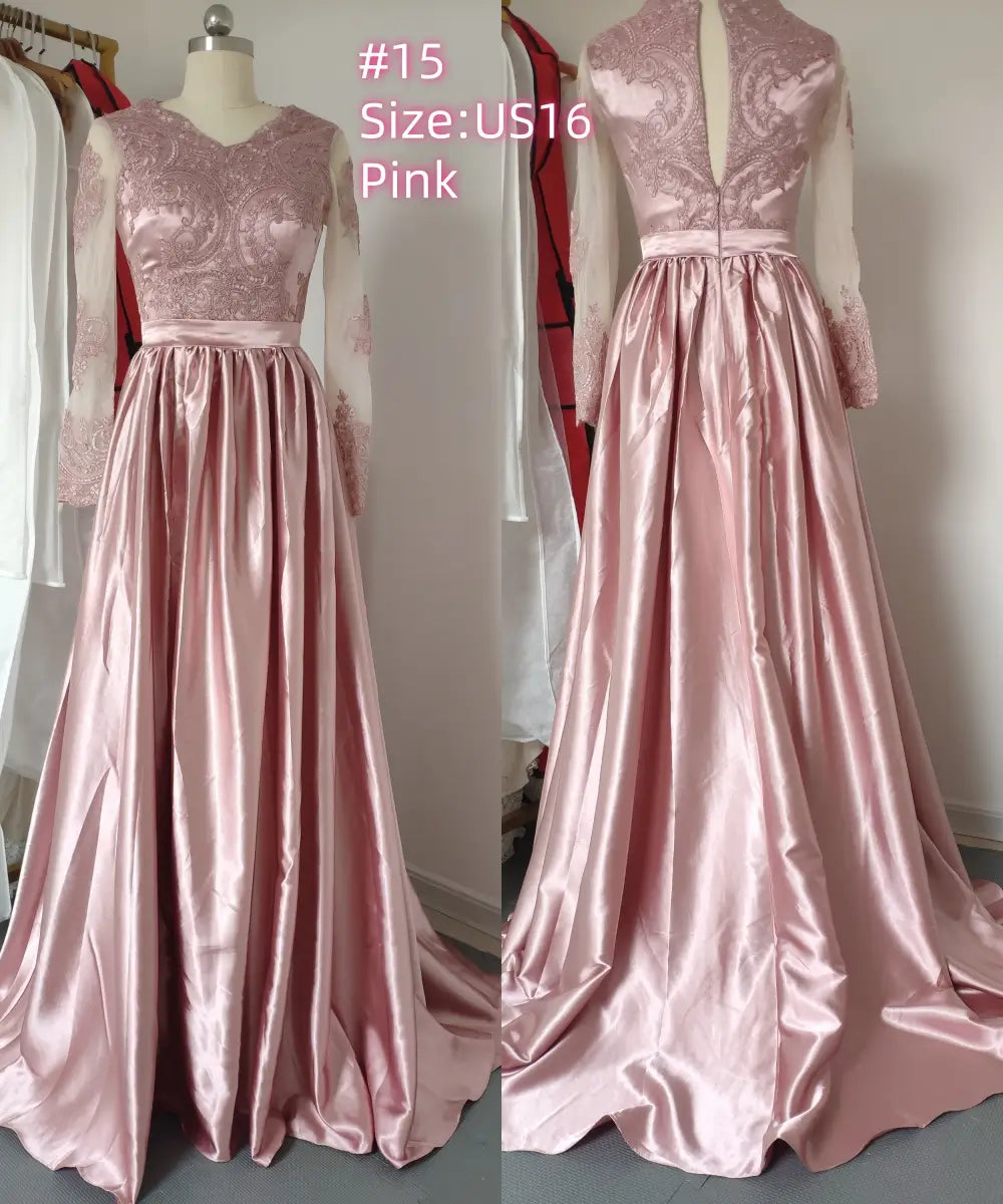 Sample Dress – Special Offer for Prom, Weddings & Formal Events (Limited Stock)-Prom Dresses 2026-Viniodress-#15-US16-Pink-Limit one buy/No Refund-
