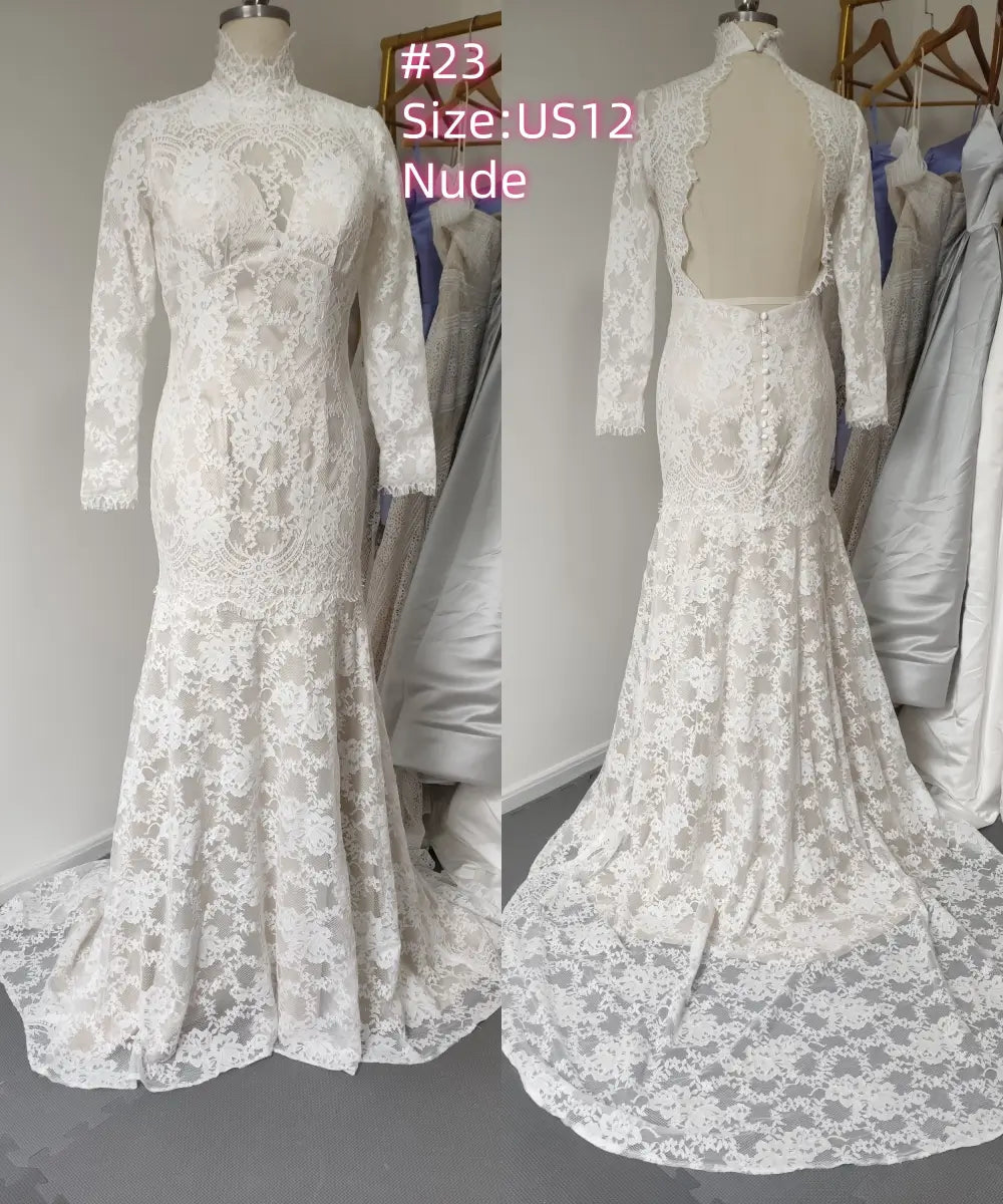 Sample Dress – Special Offer for Prom, Weddings & Formal Events (Limited Stock)-Prom Dresses 2026-Viniodress-#23-US12-Nude-Limit one buy/No Refund-