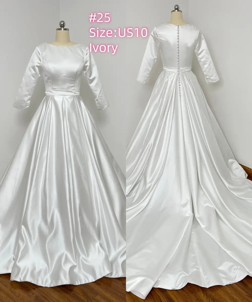 Sample Dress – Special Offer for Prom, Weddings & Formal Events (Limited Stock)-Prom Dresses 2026-Viniodress-#25-US10-Ivory-Limit one buy/No Refund-