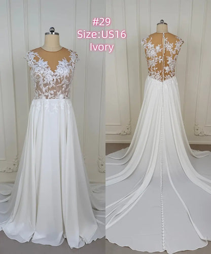 Sample Dress – Special Offer for Prom, Weddings & Formal Events (Limited Stock)-Prom Dresses 2026-Viniodress-#29-US16-Ivory-Limit one buy/No Refund-