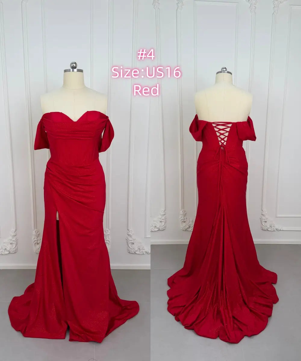 Sample Dress – Special Offer for Prom, Weddings & Formal Events (Limited Stock)-Prom Dresses 2026-Viniodress-#4-US16-Red-Limit one buy/No Refund-