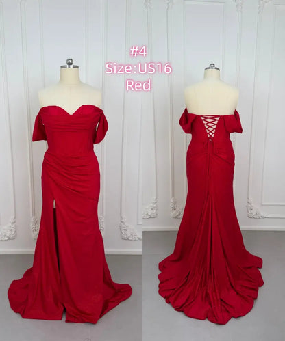 Sample Dress – Special Offer for Prom, Weddings & Formal Events (Limited Stock)-Prom Dresses 2026-Viniodress-#4-US16-Red-Limit one buy/No Refund-