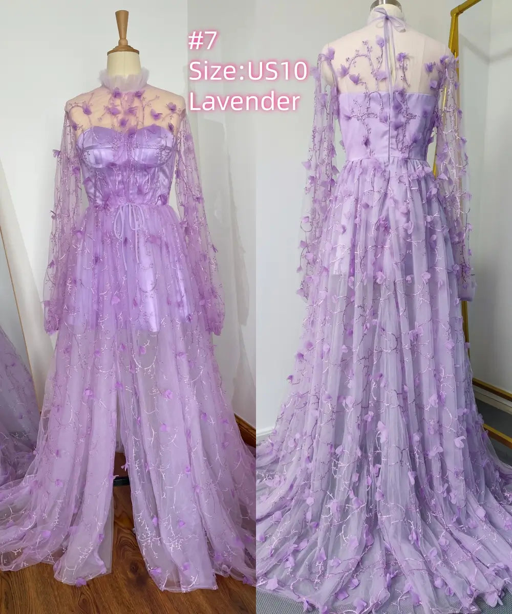 Sample Dress – Special Offer for Prom, Weddings & Formal Events (Limited Stock)-Prom Dresses 2026-Viniodress-#7-US10-Lavender-Limit one buy/No Refund-