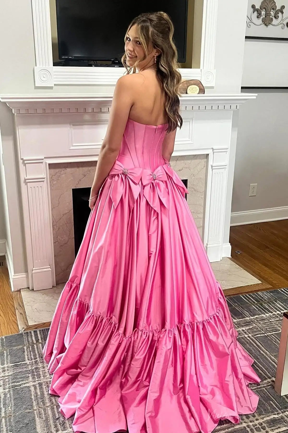 AS052-prom dresses 2026-Viniodress-Blue-Custom Size-