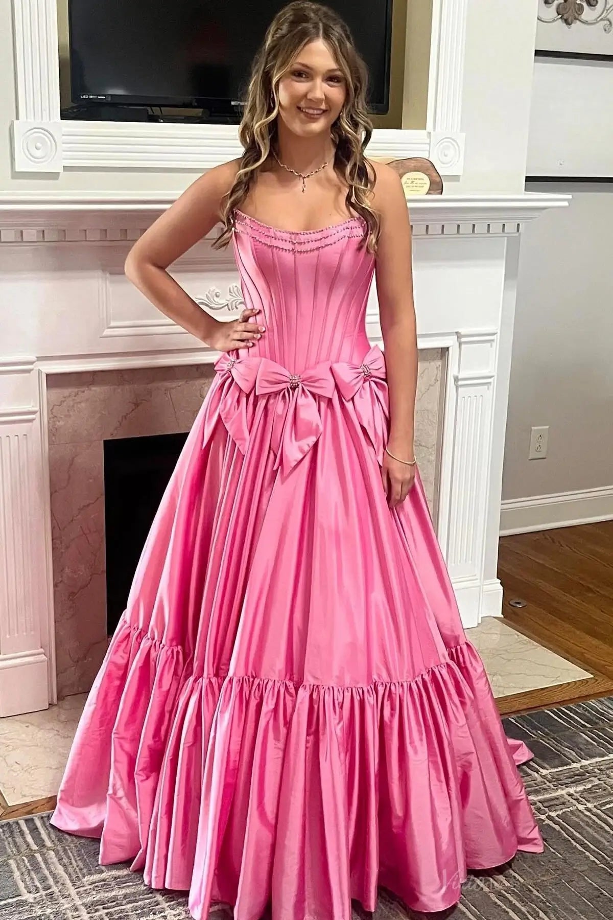 AS052-prom dresses 2026-Viniodress-Blue-Custom Size-