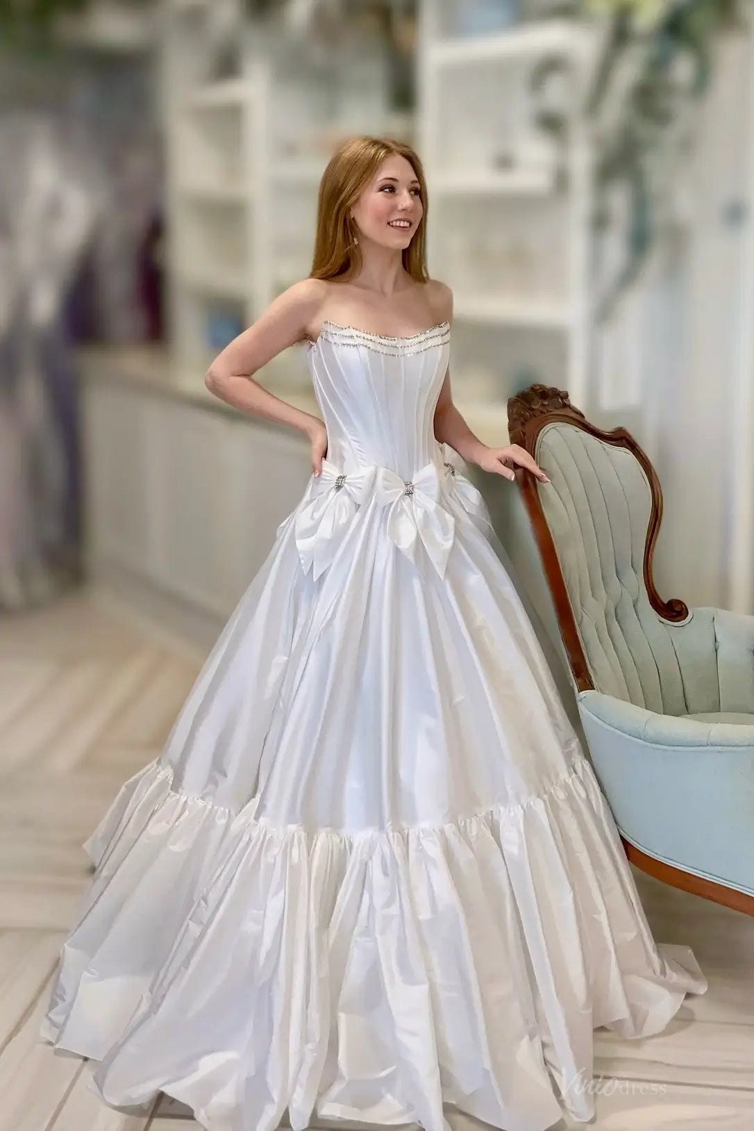 AS052-prom dresses 2026-Viniodress-Blue-Custom Size-