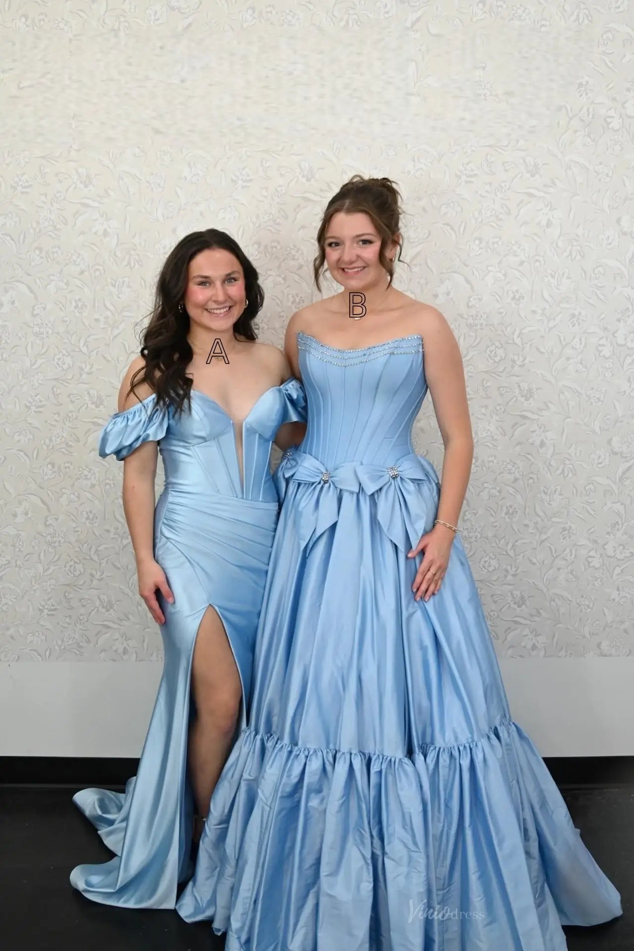 AS052-prom dresses 2026-Viniodress-Blue-Custom Size-