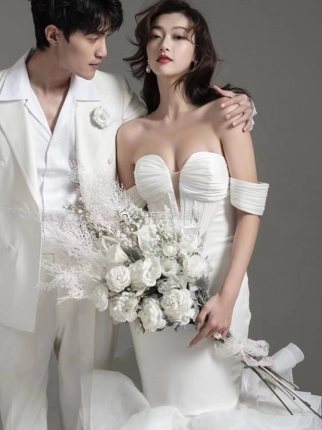 Satin Mermaid Wedding Dresses with Removable Sleeves 67192-wedding dresses 2025 -Viniodress-Ivory-Custom Size-