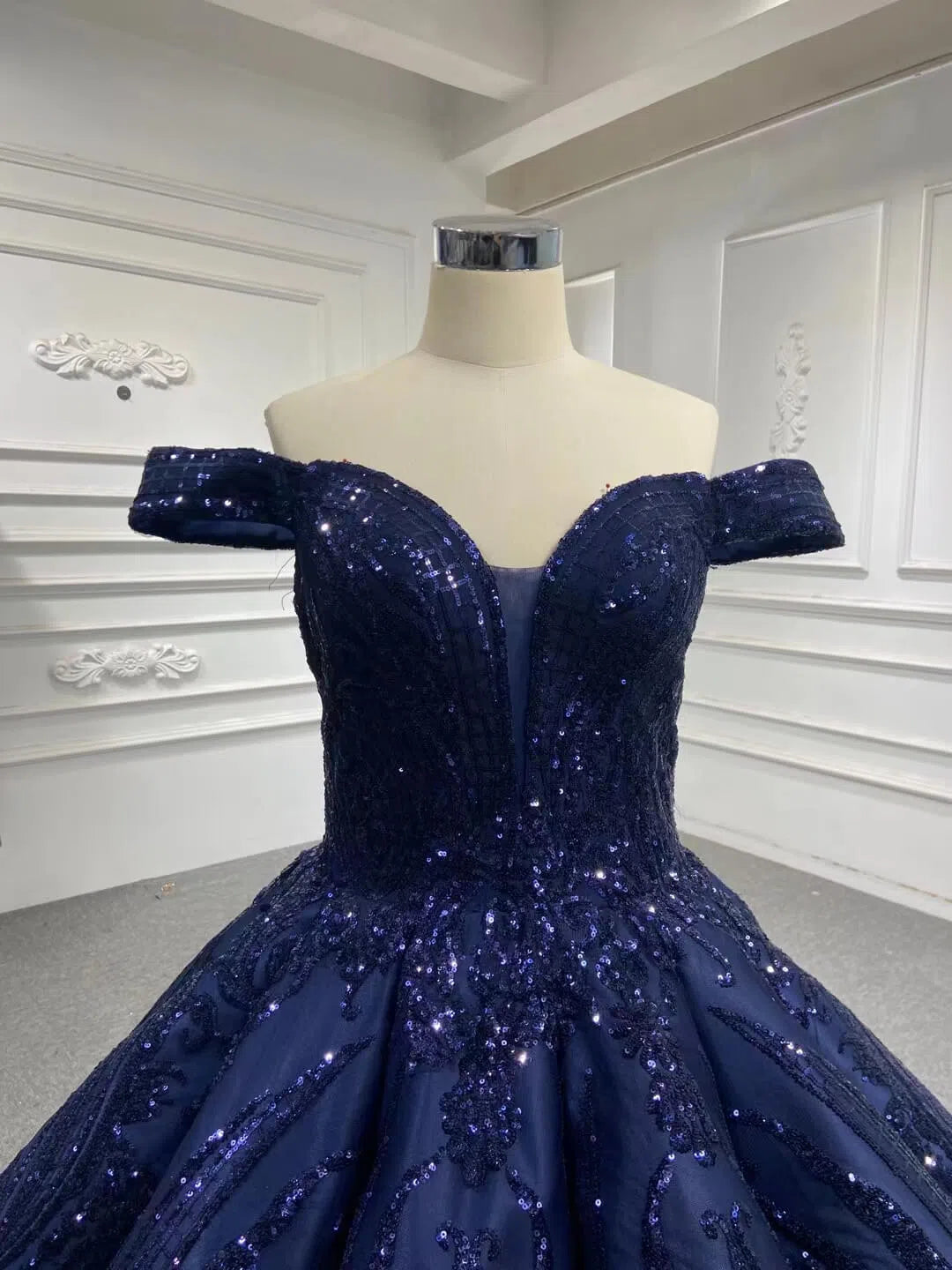 Sequin Lace Ball Gowns Emerald Green Quinceanera Dresses 66661 viniodress-Quinceanera Dresses 2025 -Viniodress-Emerald Green-Custom Size-