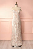 Sheath Lace Wedding Dress Off the Shoulder VW1158-wedding dresses-Viniodress-Ivory-Custom Size-Viniodress