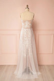 Sheath Lace Wedding Dress with Removable Overskirt VW1064-wedding dresses-Viniodress-Viniodress