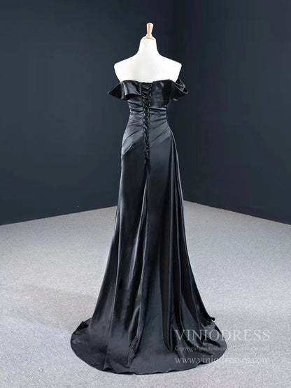 Sheath Red Formal Dress Pageant Gown with Removable Sleeves 67153 viniodress-prom dresses 2025 -Viniodress-Red-Custom Size-