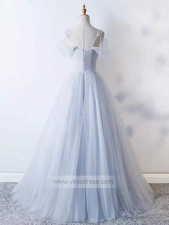 Simple Cold Shoulder Long Prom Dresses Formal Dress FD1006-prom dresses 2025 -Viniodress-As Picture-Custom Size-