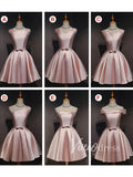 Simple Satin Homecoming Dresses with Pockets SD1235-homecoming dresses-Viniodress-Viniodress