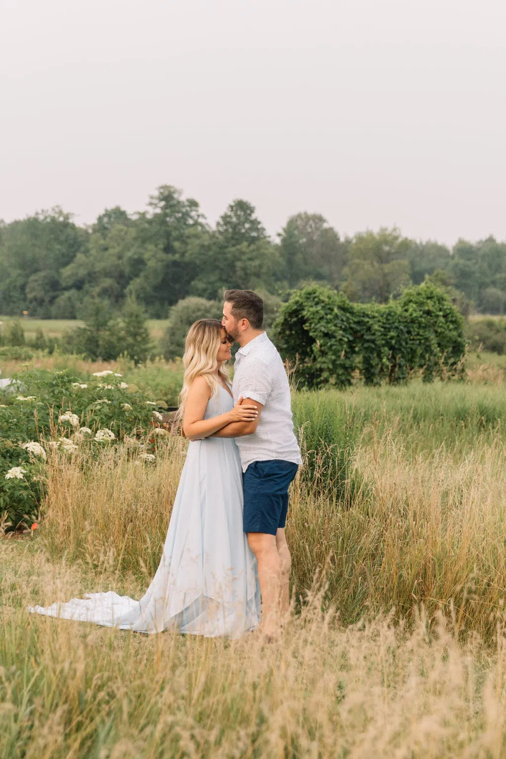 Sky Blue Chiffon Wedding Dresses for Wedding Photography VW1052-wedding dresses-Viniodress-Viniodress