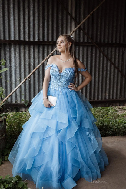 LY018-prom dresses 2026-Viniodress-Light Blue-Custom Size-