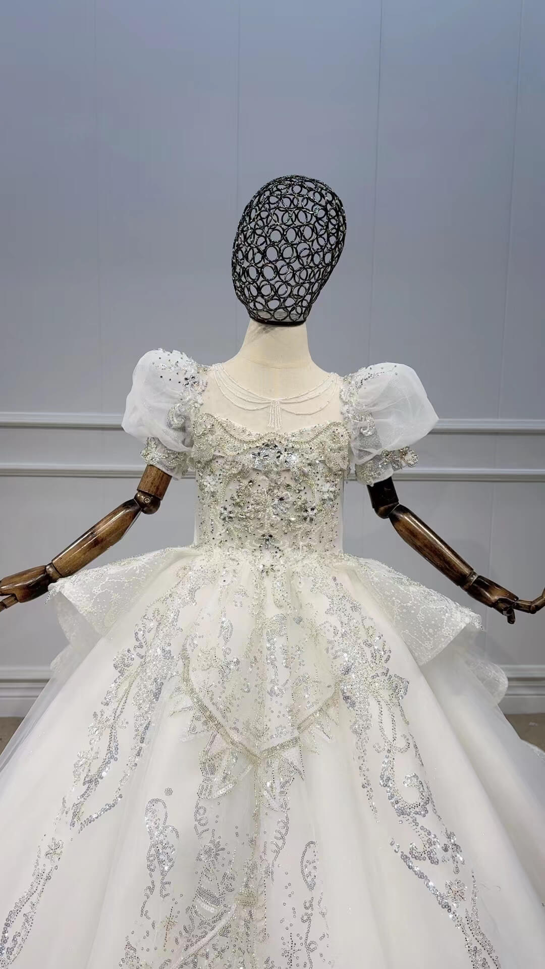 Sparkly Pageant Ball Gowns for Kids GL1098-Pageant Dresses for Kids 2025 -Viniodress-Lilac-Custom Size-