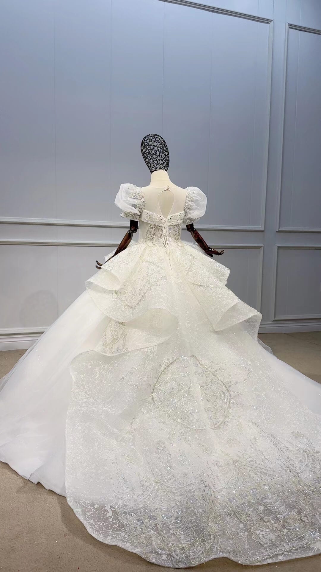 Sparkly Pageant Ball Gowns for Kids GL1098-Pageant Dresses for Kids 2025 -Viniodress-Lilac-Custom Size-