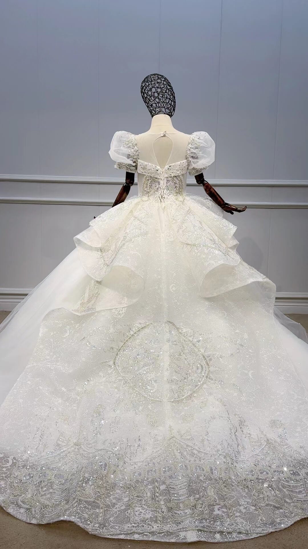 Sparkly Pageant Ball Gowns for Kids GL1098-Pageant Dresses for Kids 2025 -Viniodress-Lilac-Custom Size-