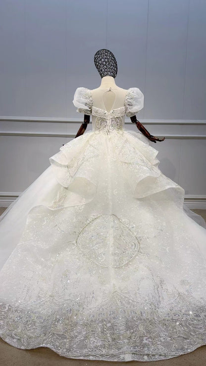 Sparkly Pageant Ball Gowns for Kids GL1098-Pageant Dresses for Kids 2025 -Viniodress-Lilac-Custom Size-