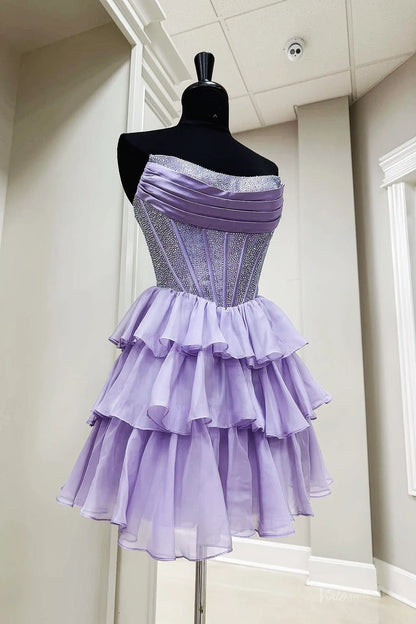 HR006-Homecoming Dresses 2026-Viniodress-Lavender-Custom Size – Add Measurements in Cart-