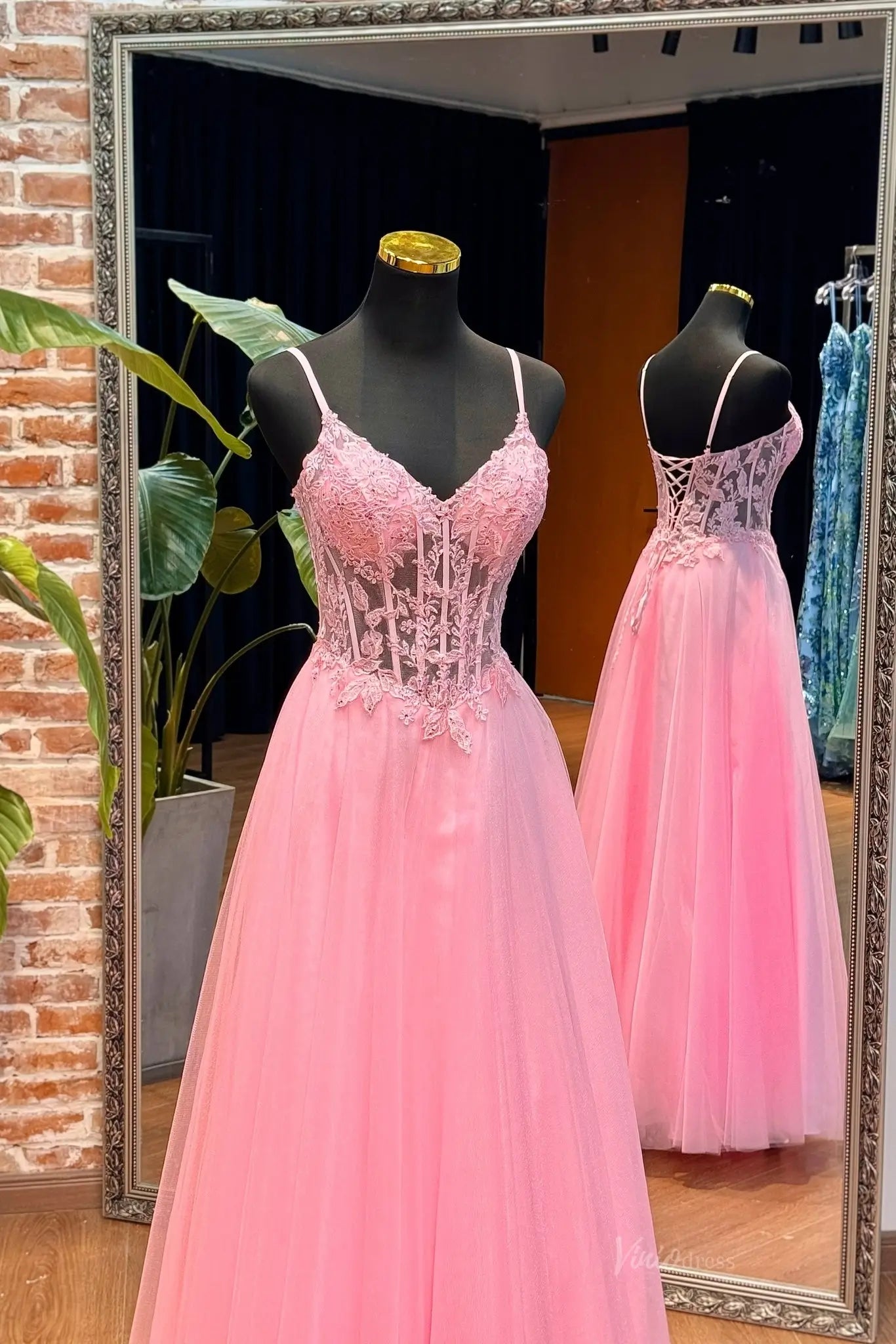TU025-prom dresses 2026-Viniodress-Peach Pink-US 0-