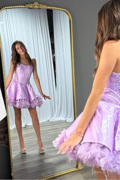 HS044-Homecoming Dresses 2026-Viniodress-Red-Custom Size – Add Measurements in Cart-