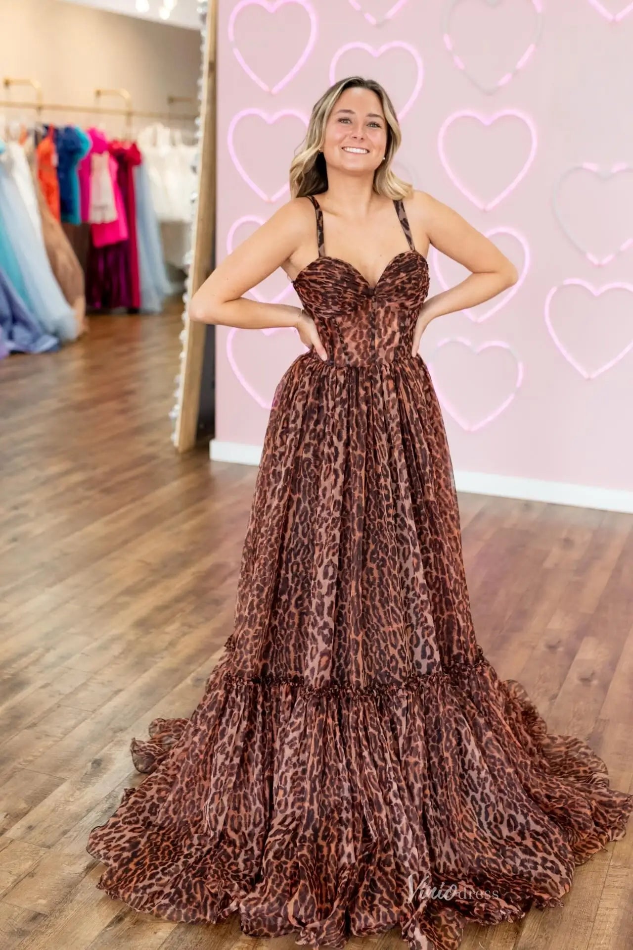 AE1025 Animal Print Prom Dresses-prom dresses 2026-Viniodress-Brown-Custom Size-