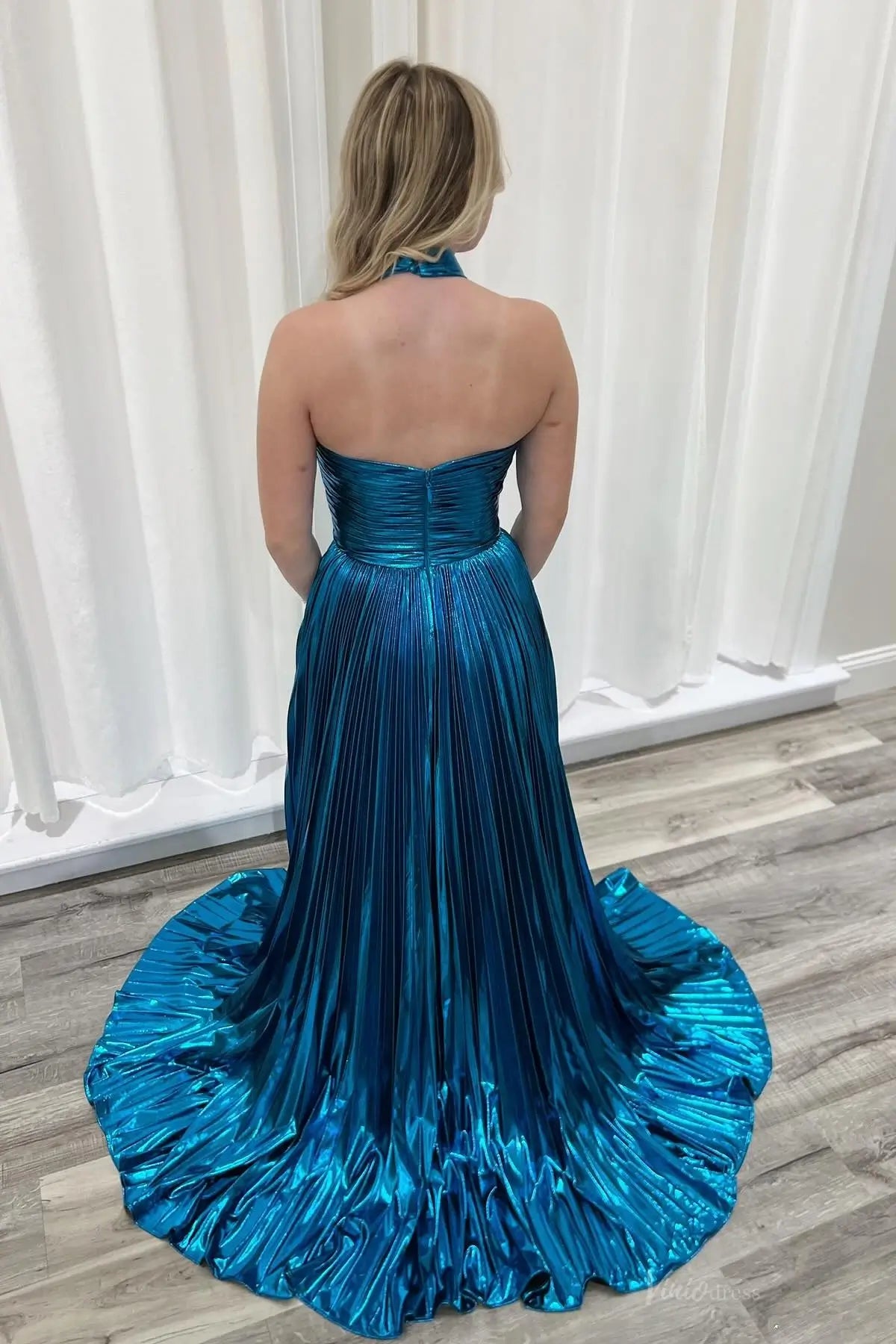 AS062-prom dresses 2026-Viniodress-Blue-Custom Size-