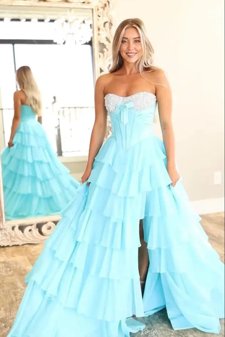 RF300-prom dresses 2026-Viniodress-Navy-Custom Size-