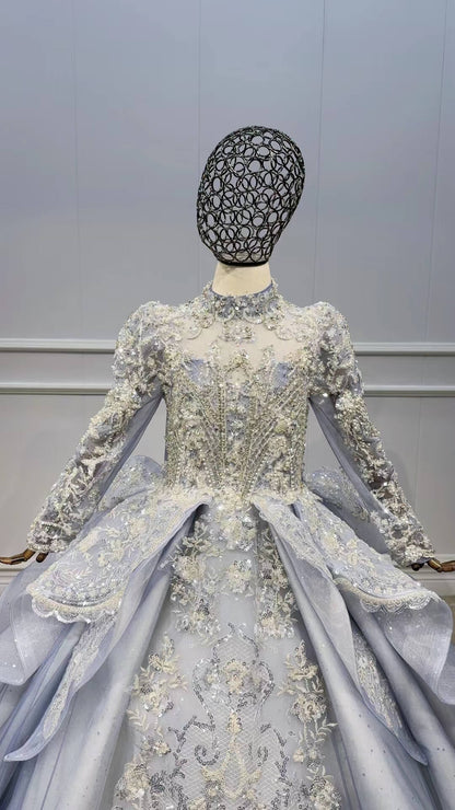 Vintage Ball Gown Pageant Dresses for Kids GL1093-Pageant Dresses for Kids 2025 -Viniodress-Ivory-Custom Size-