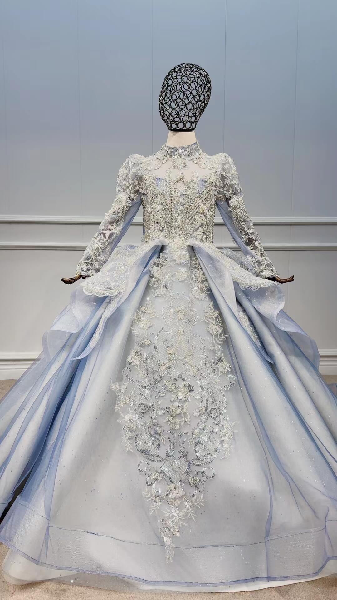 Vintage Ball Gown Pageant Dresses for Kids GL1093-Pageant Dresses for Kids 2025 -Viniodress-Ivory-Custom Size-