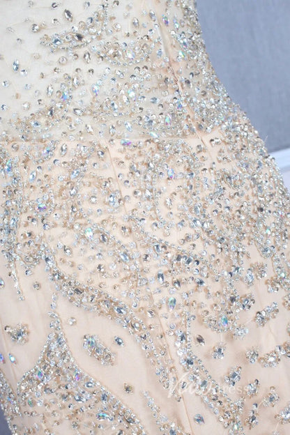 Vintage Beaded Prom Dress Sheath Pageant Fromal Dress FD2818-Evening Dresses 2025 -Viniodress-Red-US 2-