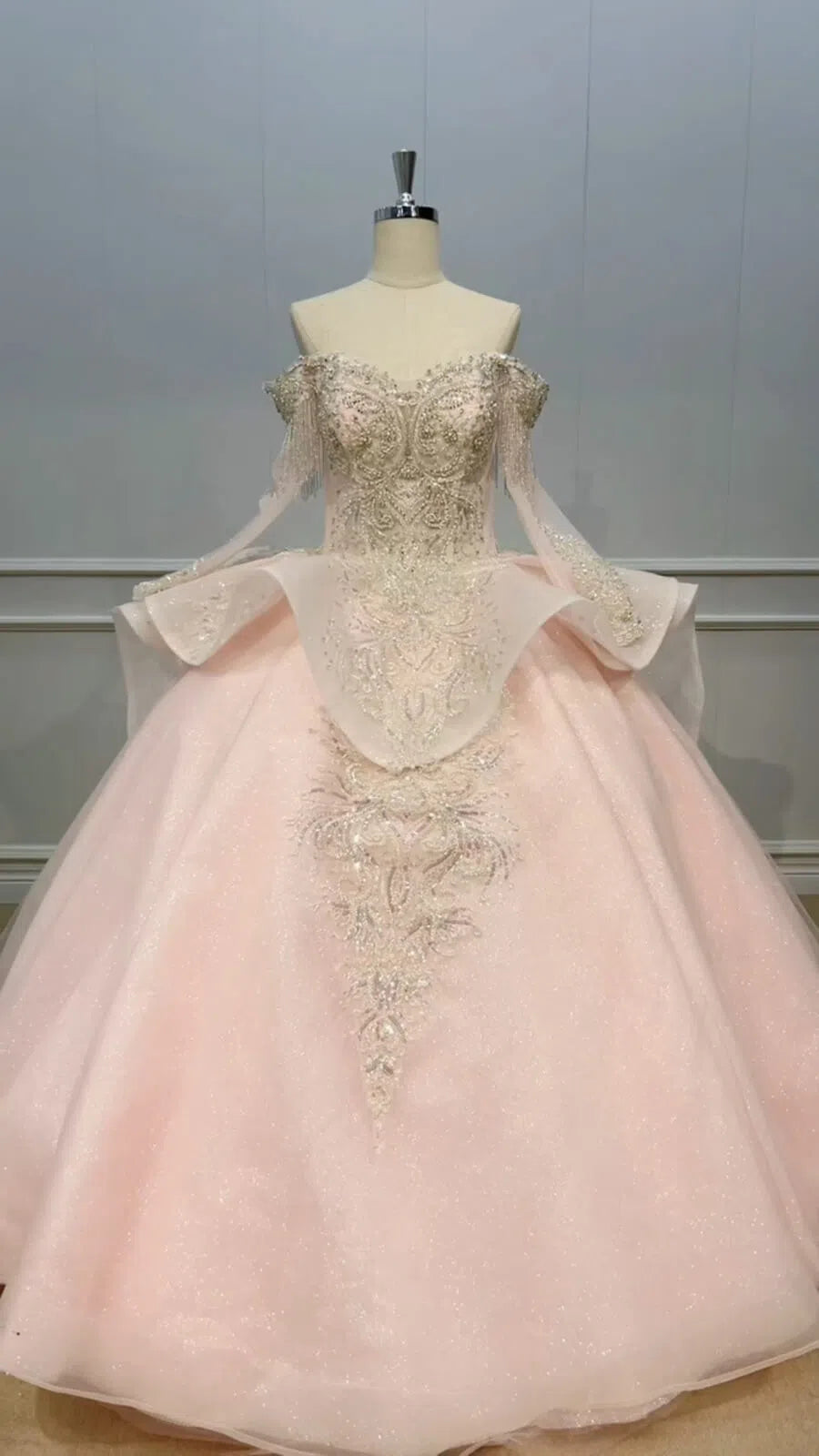 Vintage Cinderella Wedding Gowns Long Sleeve Sweet 16 Princess Dress 51001 viniodress-Quinceanera Dresses 2025 -Viniodress-Purple-US 2-