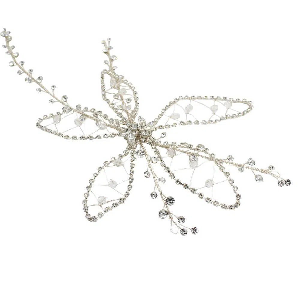 Vintage Crystal Beaded Hair Vine for Bride AC1100-Headpieces 2025 -Viniodress-Headband-