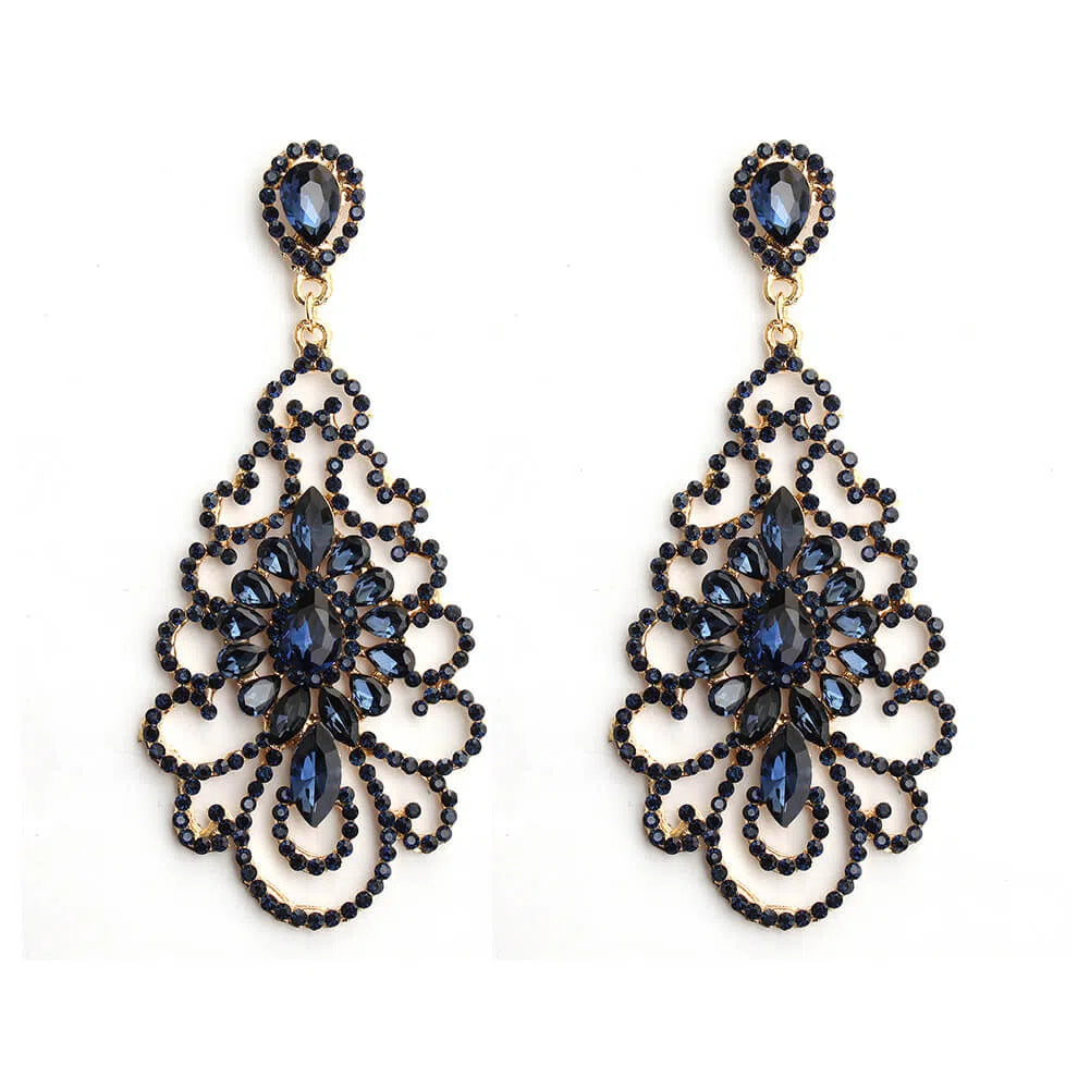 Vintage Eearrings for Prom AC1032-Headpieces-Viniodress-#1-Viniodress